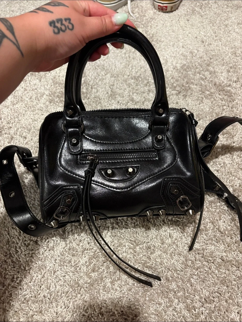 Black mini purse/crossbody